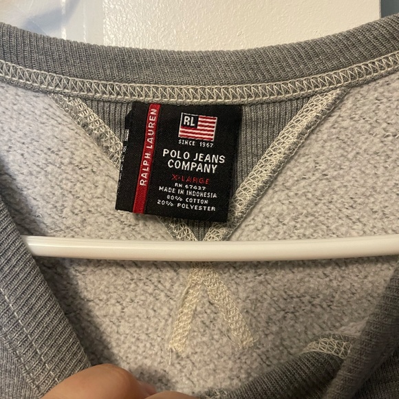 Mens Polo Heavy Sweater - Picture 2 of 4